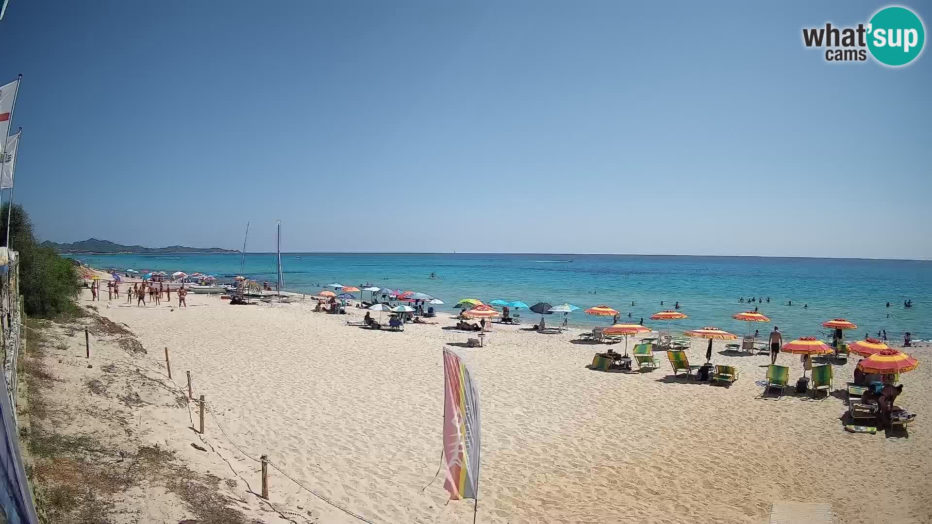 Spletna kamera Piscina Rei – Pogled v živo iz Costa Rei, Muravera