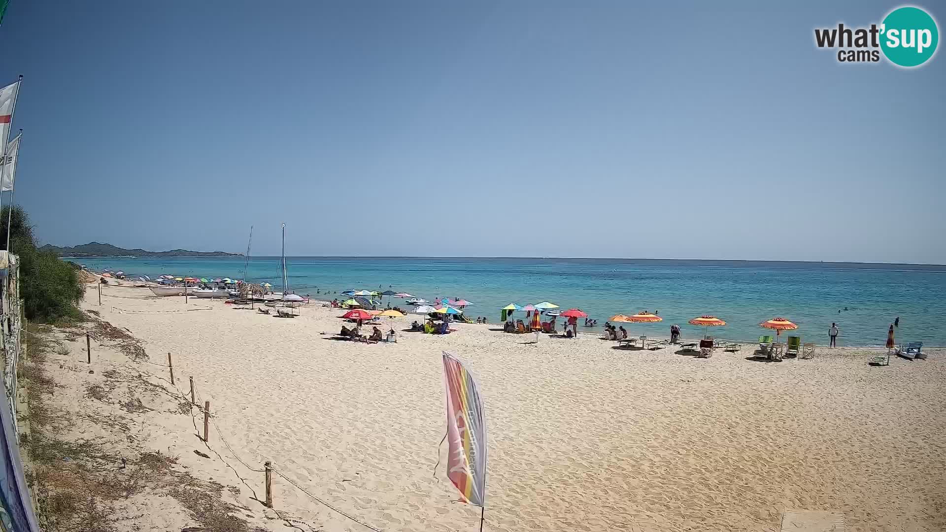 Webcam Piscina Rei – Vista live da Costa Rei, Muravera