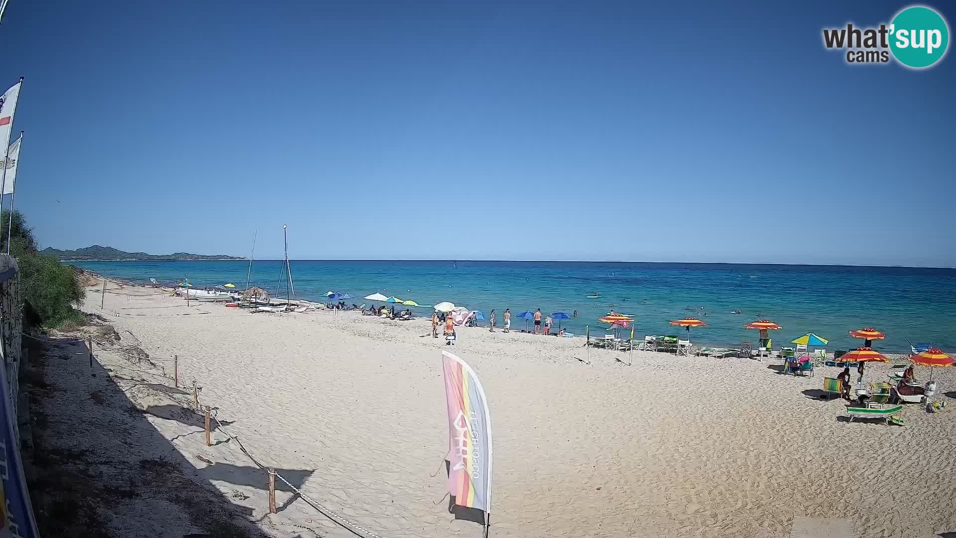 Web kamera Piscina Rei – Pogled uživo iz Costa Rei, Muravera