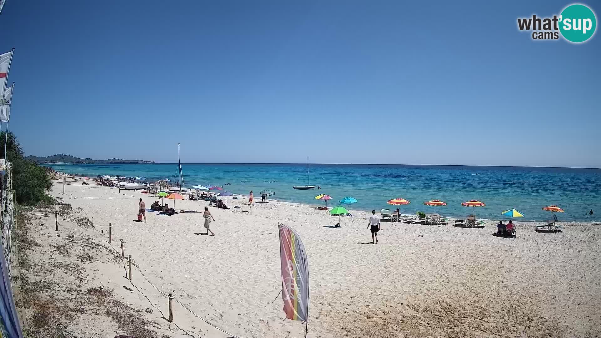 Webcam Piscina Rei – Vista live da Costa Rei, Muravera