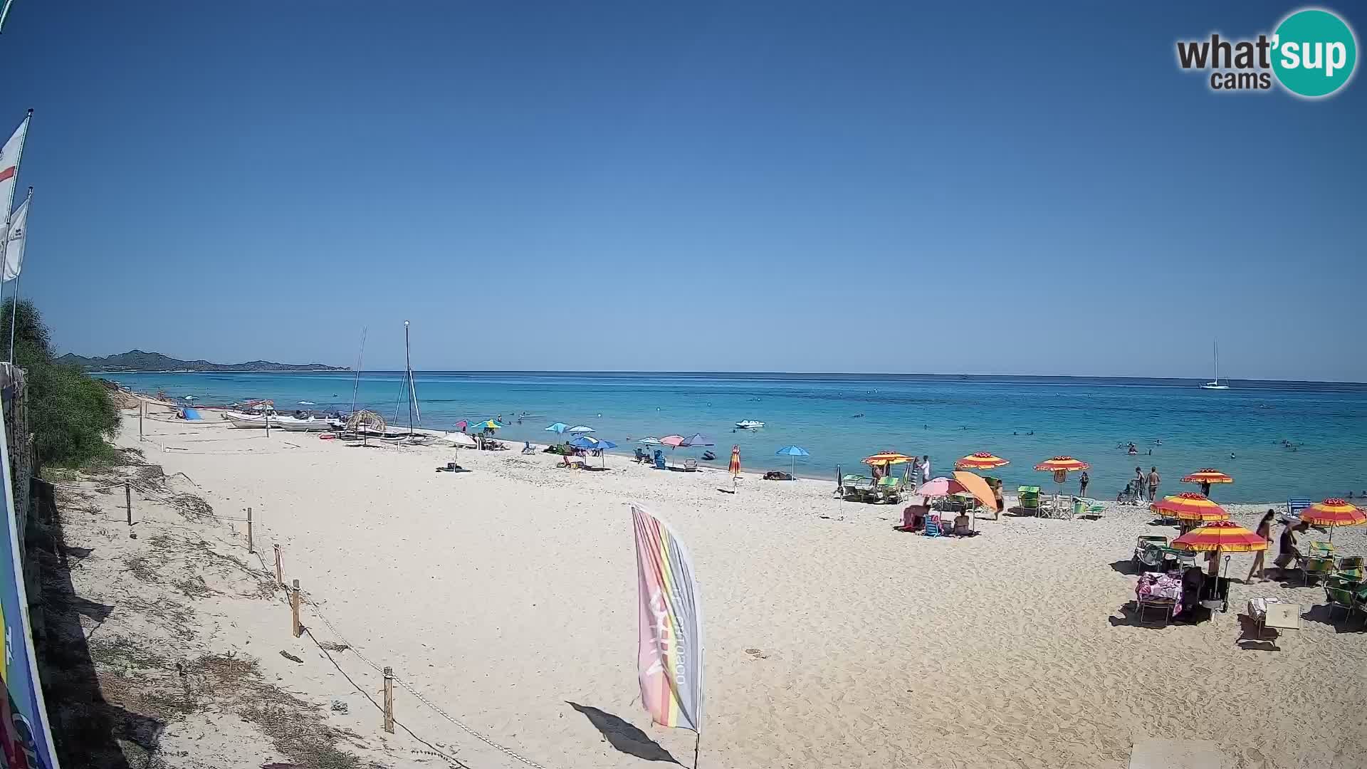 Web kamera Piscina Rei – Pogled uživo iz Costa Rei, Muravera