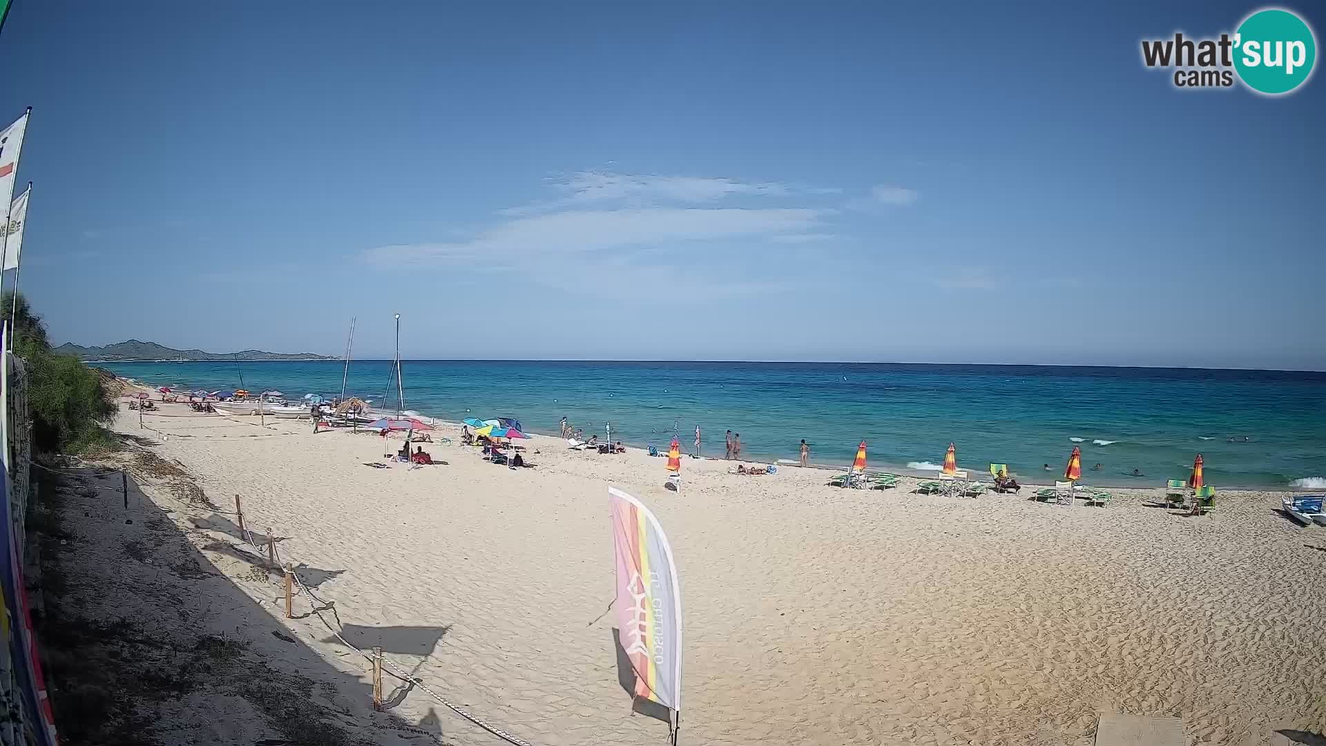 Webcam Piscina Rei – Vista live da Costa Rei, Muravera