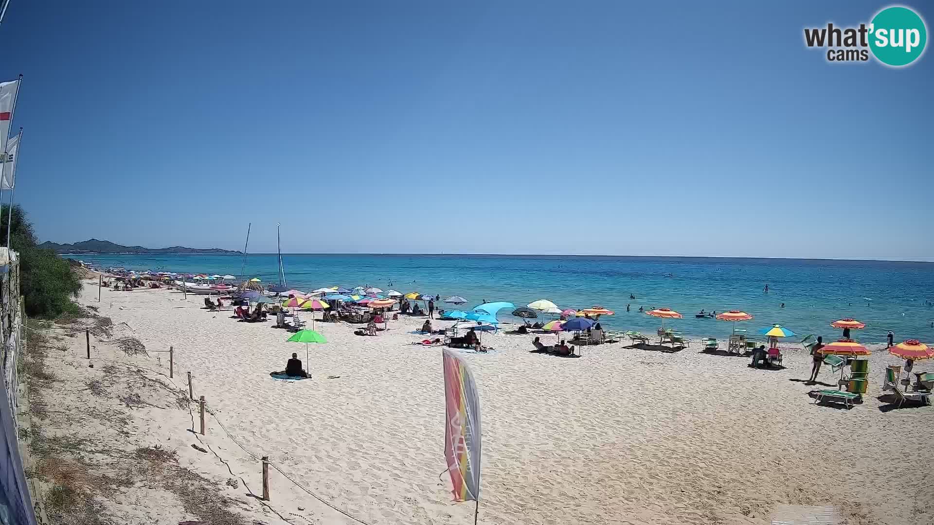 Spletna kamera Piscina Rei – Pogled v živo iz Costa Rei, Muravera