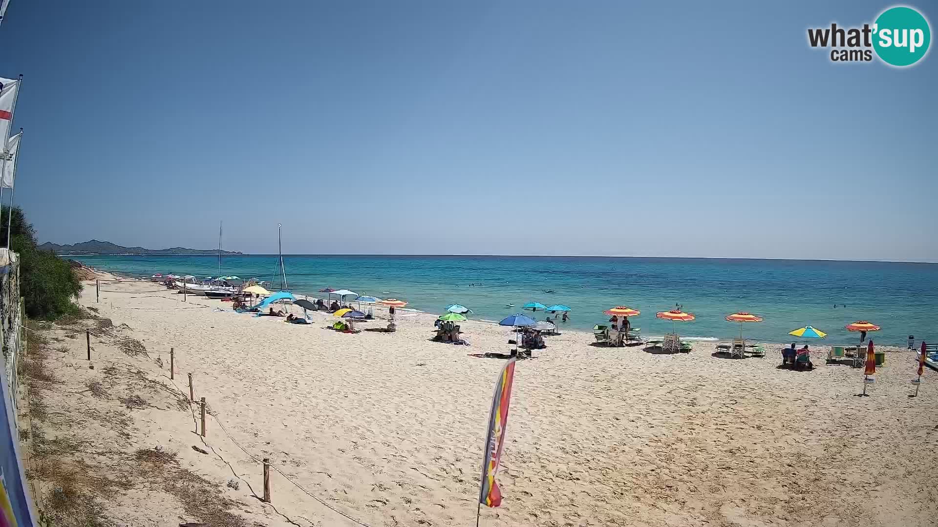Web kamera Piscina Rei – Pogled uživo iz Costa Rei, Muravera