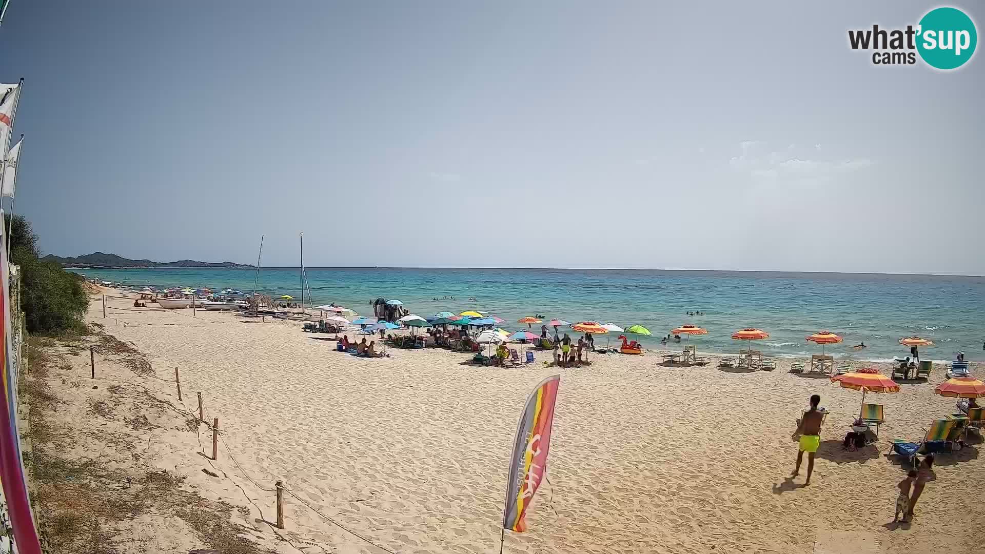 Webcam Piscina Rei – Vista live da Costa Rei, Muravera