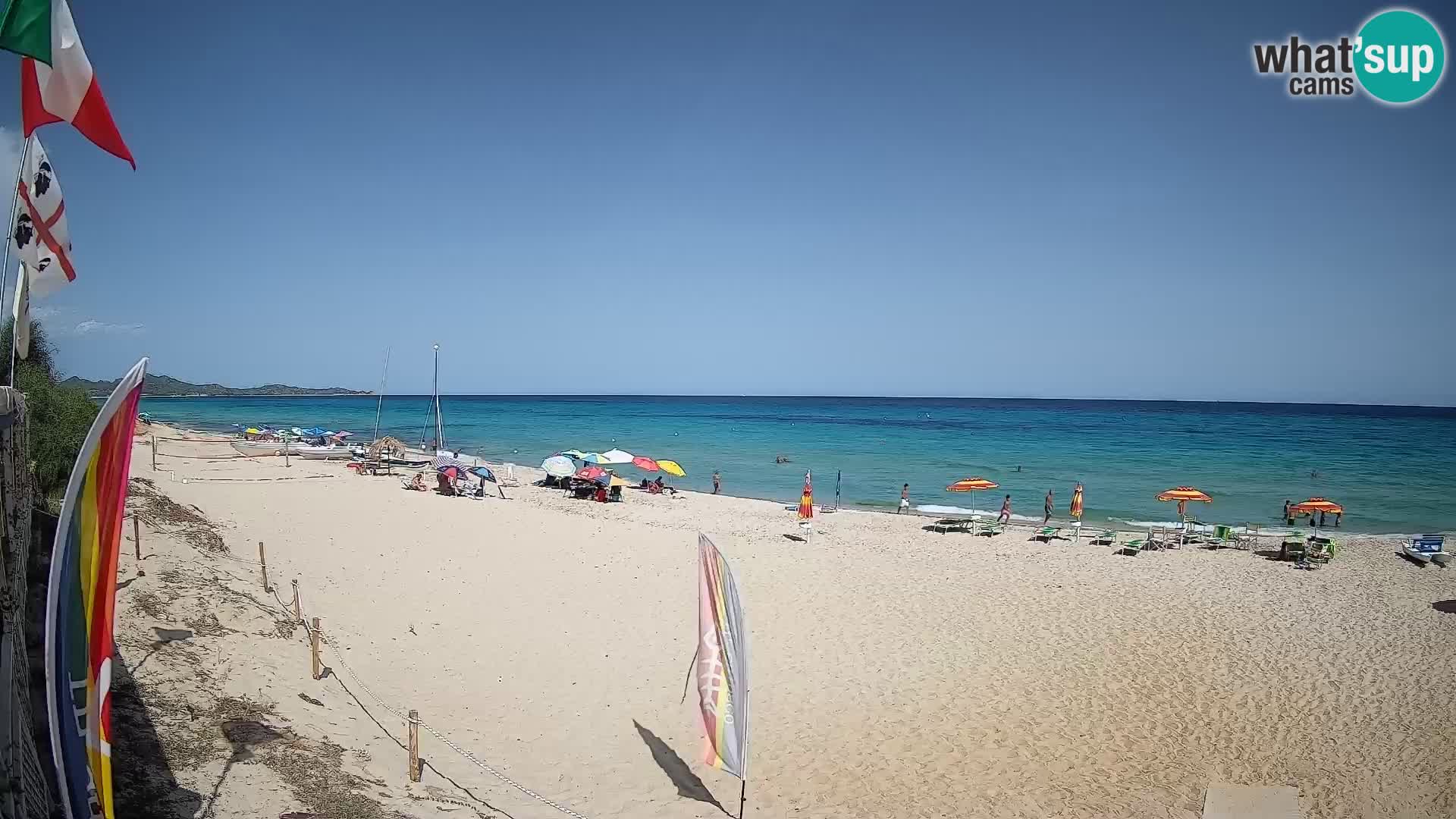 Web kamera Piscina Rei – Pogled uživo iz Costa Rei, Muravera