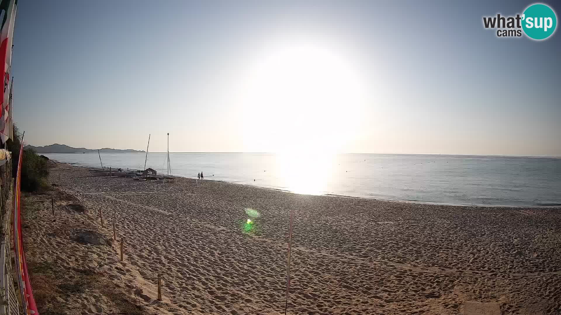 Webcam Piscina Rei – Vista live da Costa Rei, Muravera