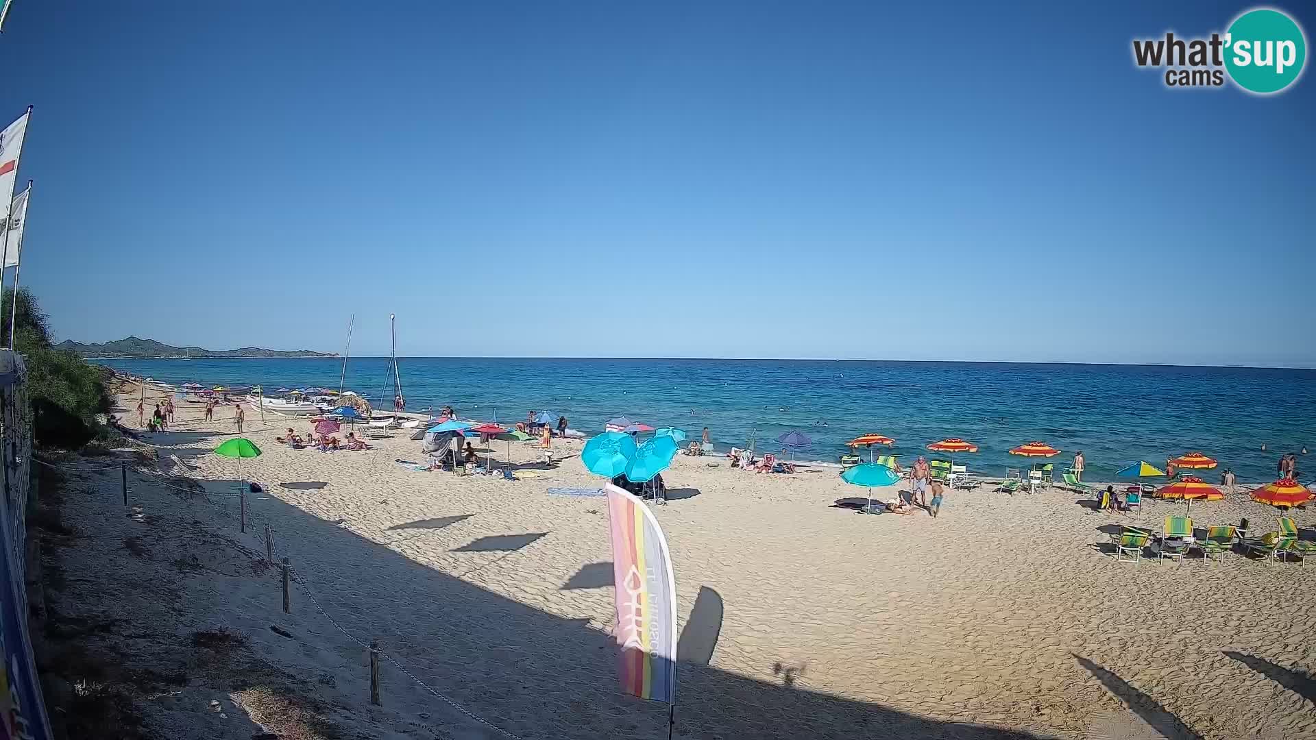 Webcam Piscina Rei – Vista en directo desde Costa Rei, Muravera