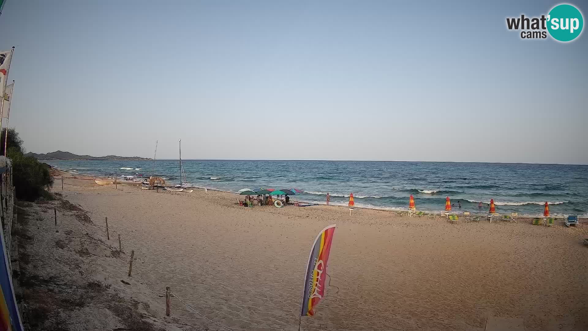 Webcam Piscina Rei – Vista live da Costa Rei, Muravera