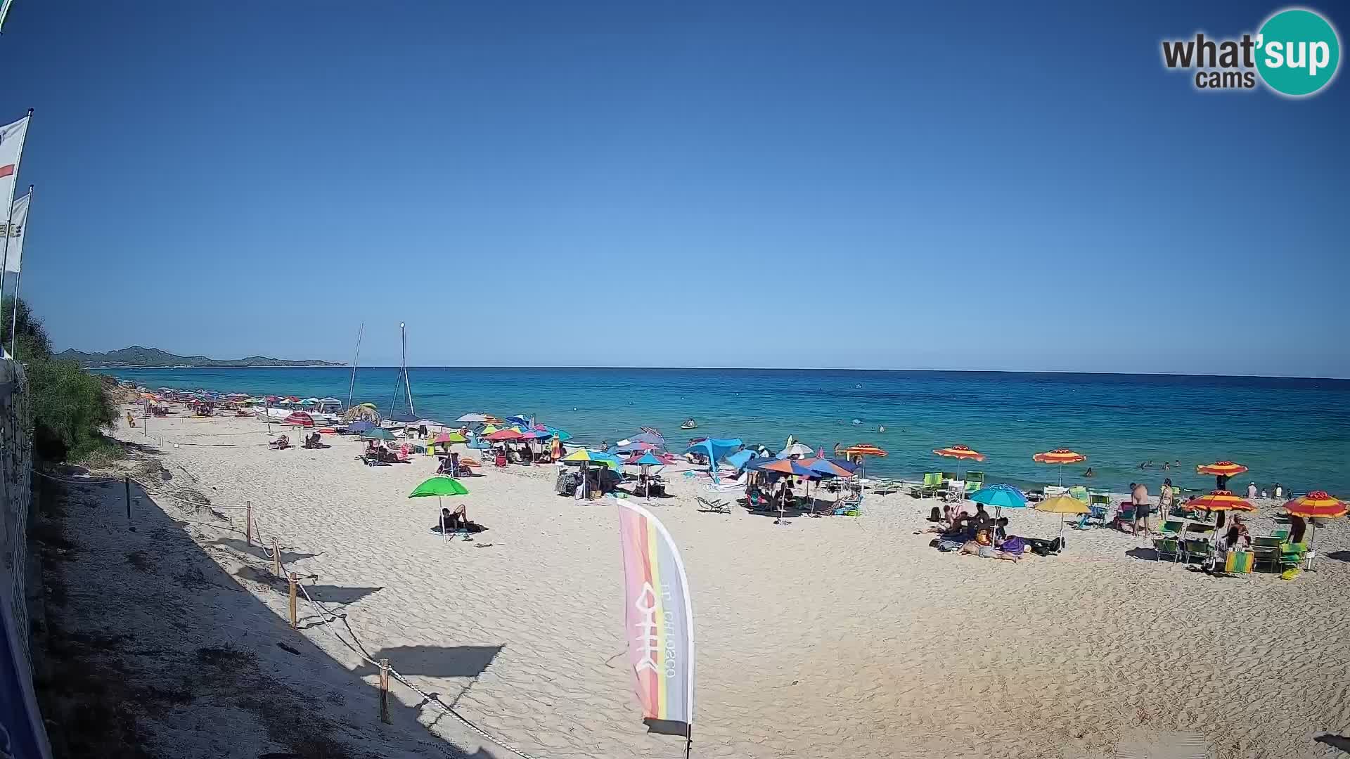 Webcam Piscina Rei – Vue en direct depuis Costa Rei, Muravera