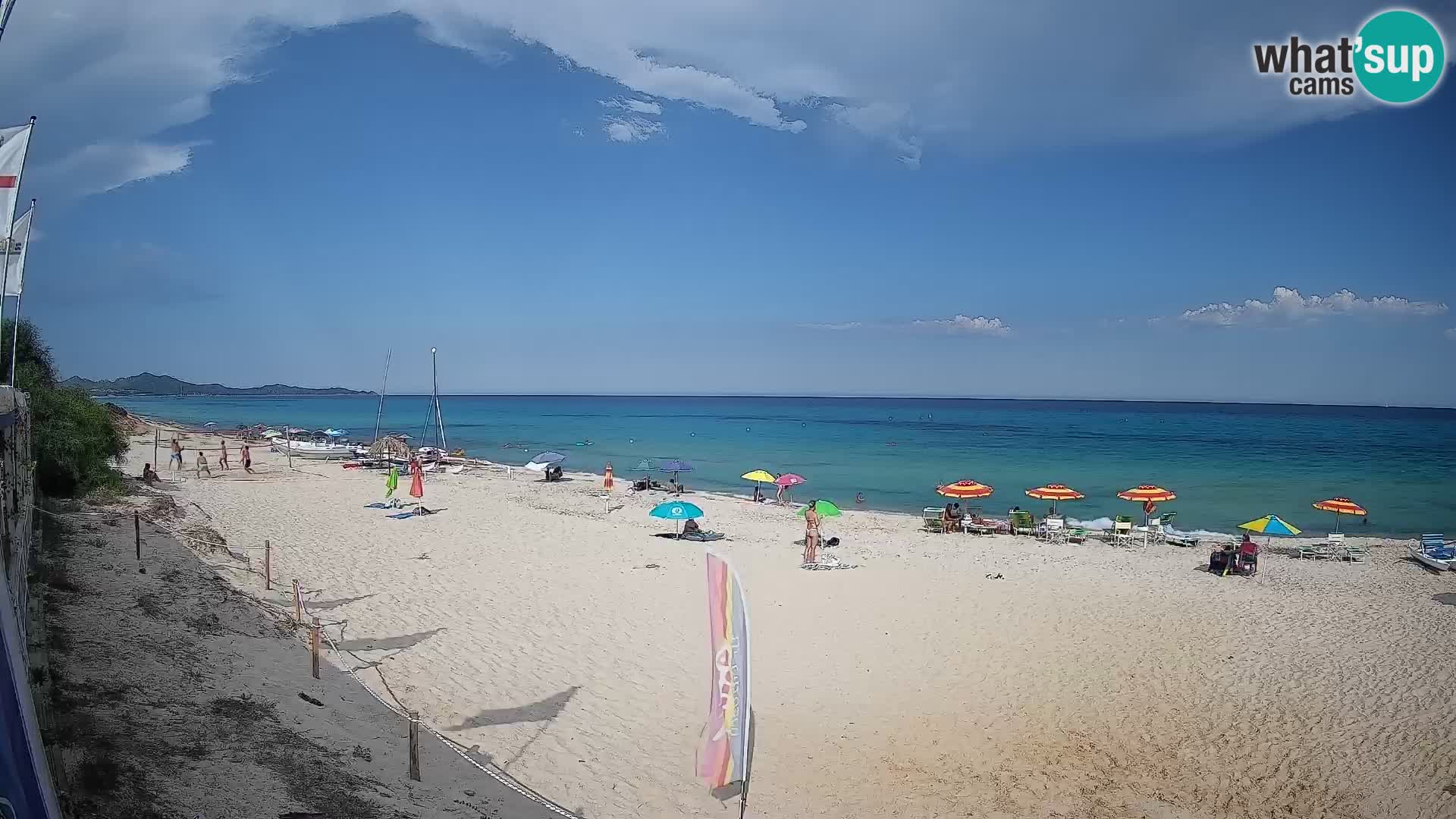 Webcam Piscina Rei – Vista en directo desde Costa Rei, Muravera