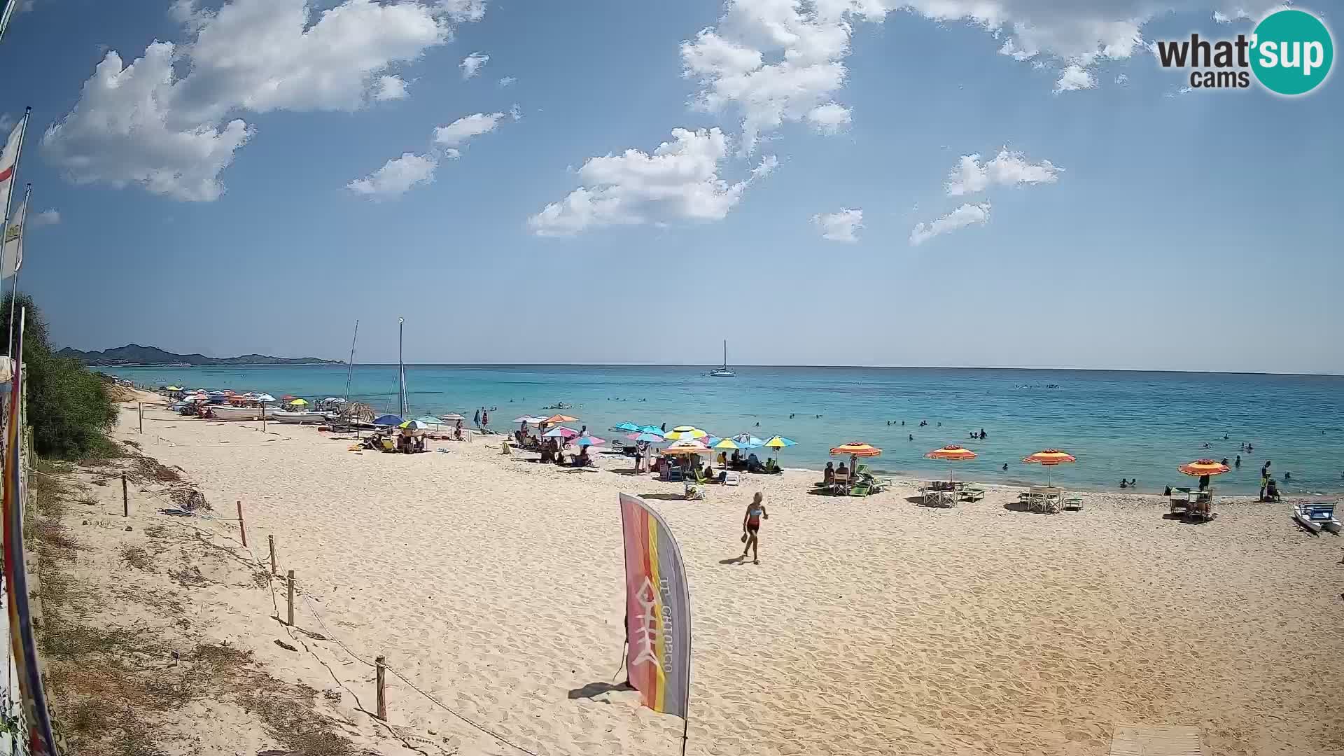 Webcam Piscina Rei – Vista live da Costa Rei, Muravera