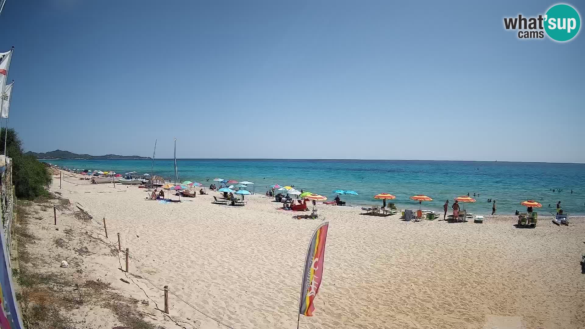 Webcam Piscina Rei – Vista live da Costa Rei, Muravera