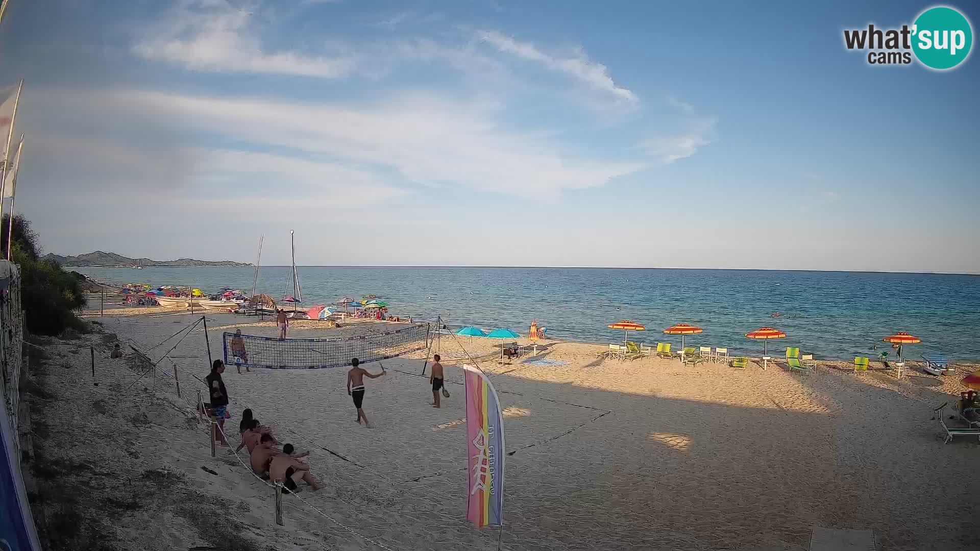 Webcam Piscina Rei – Vista live da Costa Rei, Muravera
