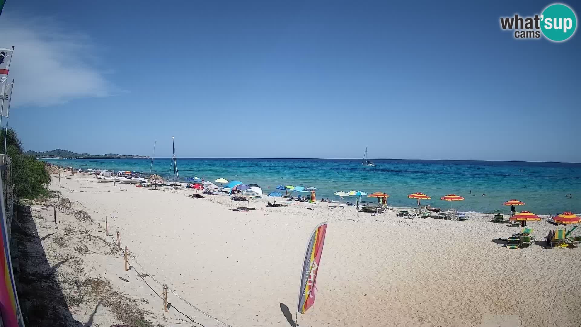 Web kamera Piscina Rei – Pogled uživo iz Costa Rei, Muravera
