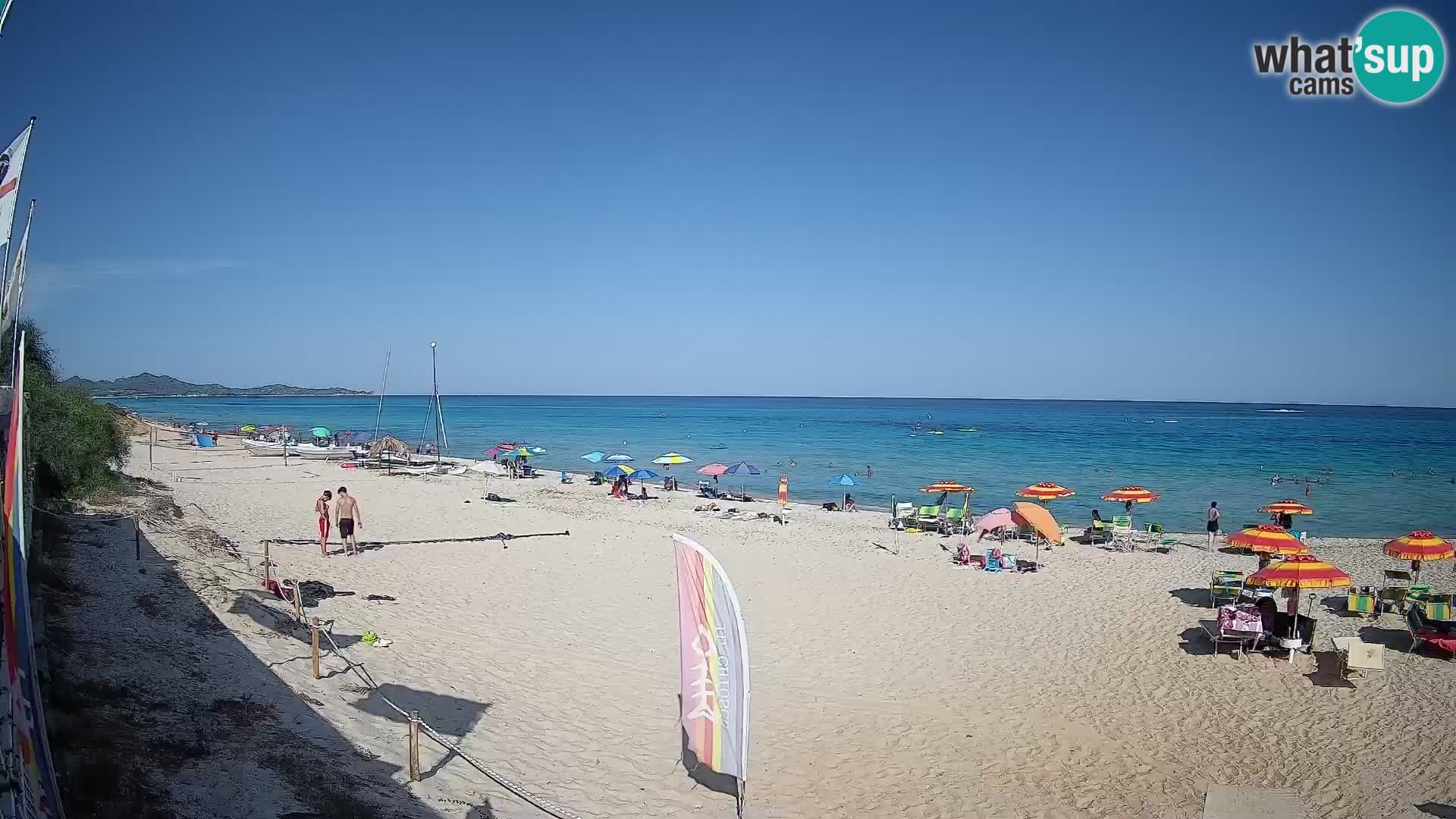 Webcam Piscina Rei – Vista live da Costa Rei, Muravera