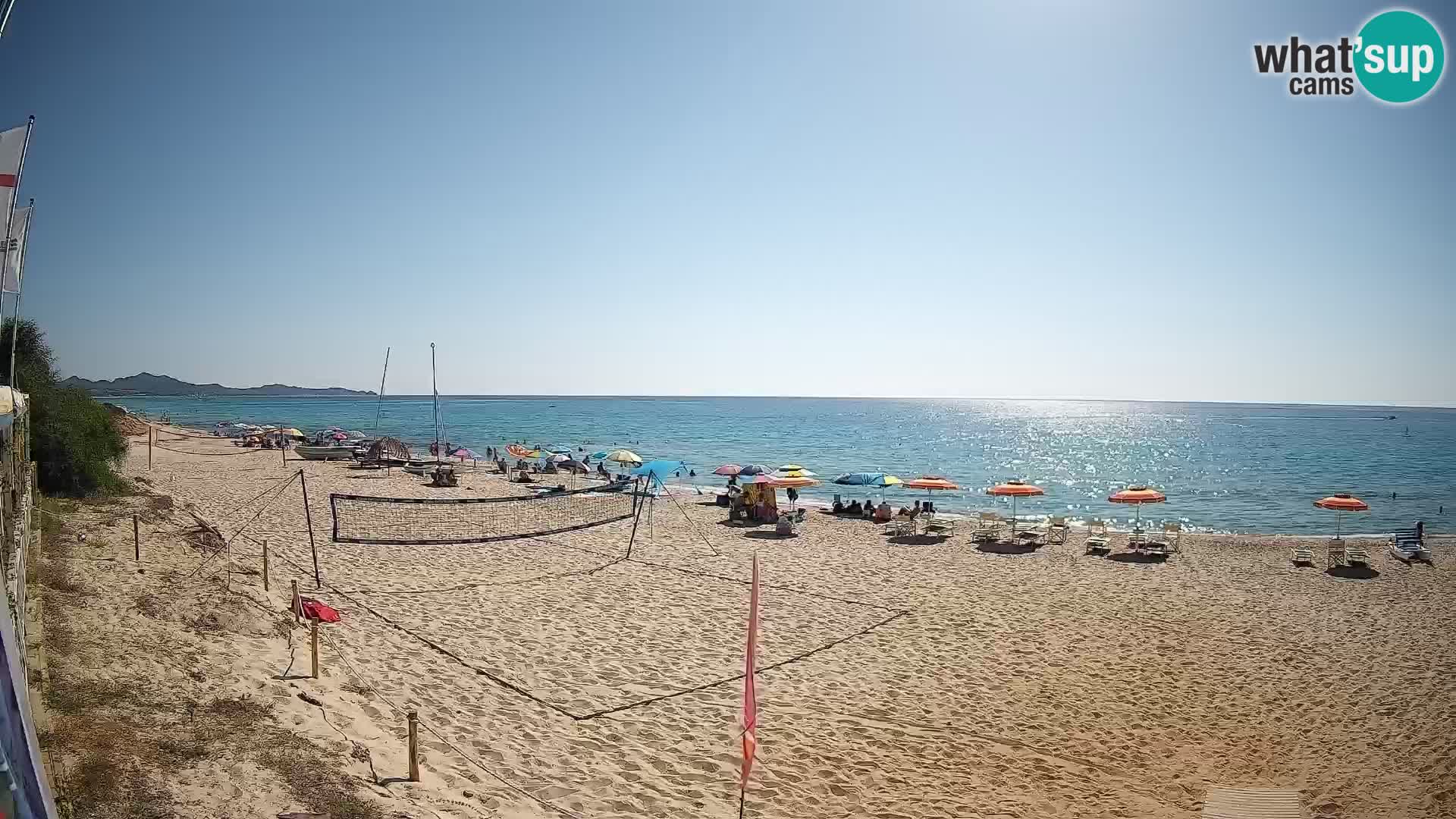 Webcam Piscina Rei – Vista live da Costa Rei, Muravera
