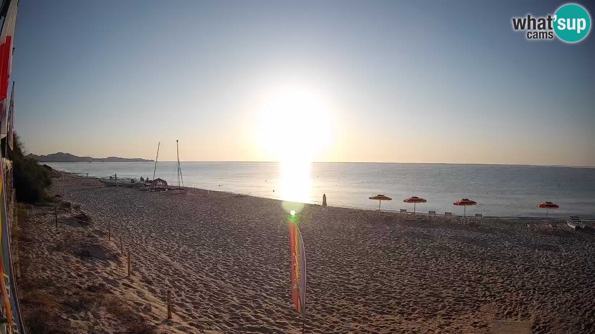 Webcam Piscina Rei – Vista live da Costa Rei, Muravera