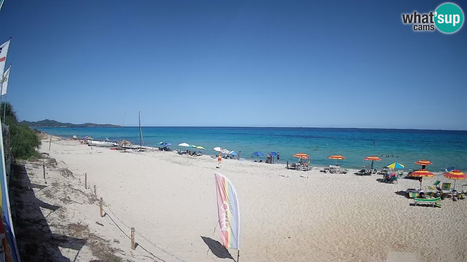 Webcam Piscina Rei – Vista live da Costa Rei, Muravera