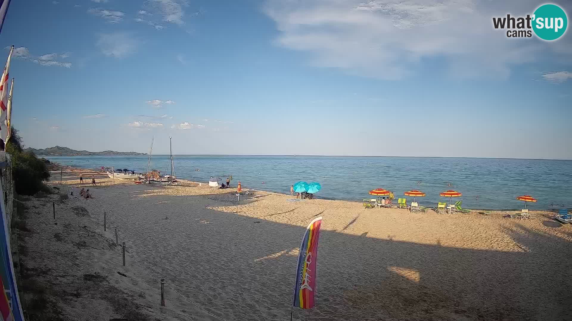 Webcam Piscina Rei – Vista live da Costa Rei, Muravera
