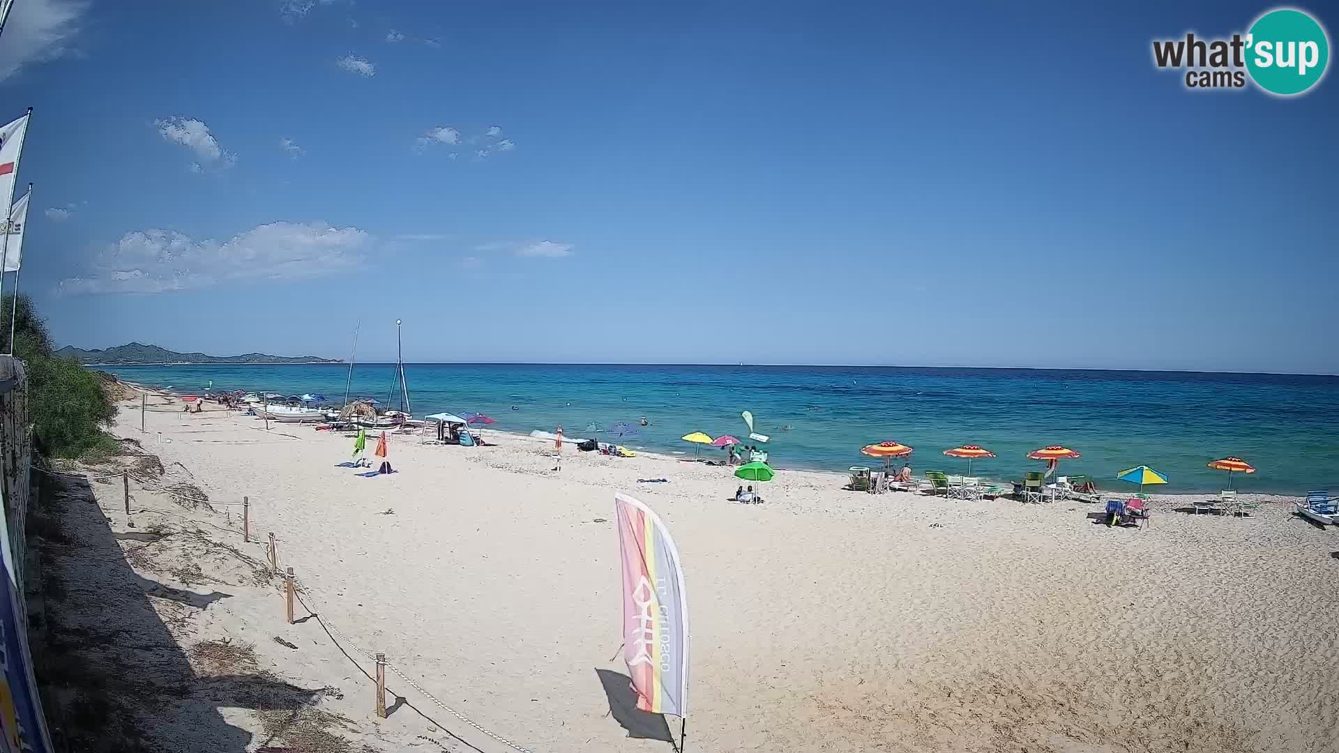 Web kamera Piscina Rei – Pogled uživo iz Costa Rei, Muravera