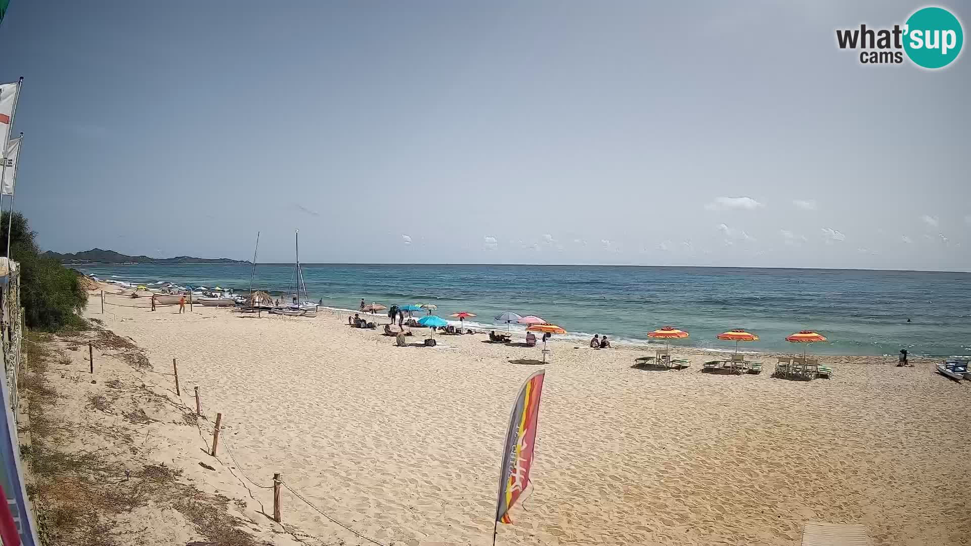 Webcam Piscina Rei – Vista live da Costa Rei, Muravera