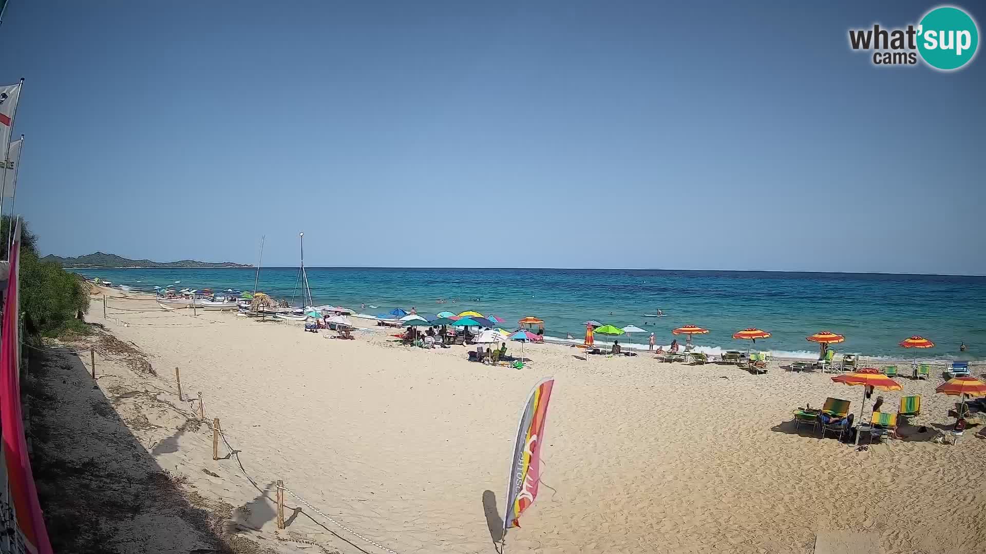 Webcam Piscina Rei – Vista live da Costa Rei, Muravera