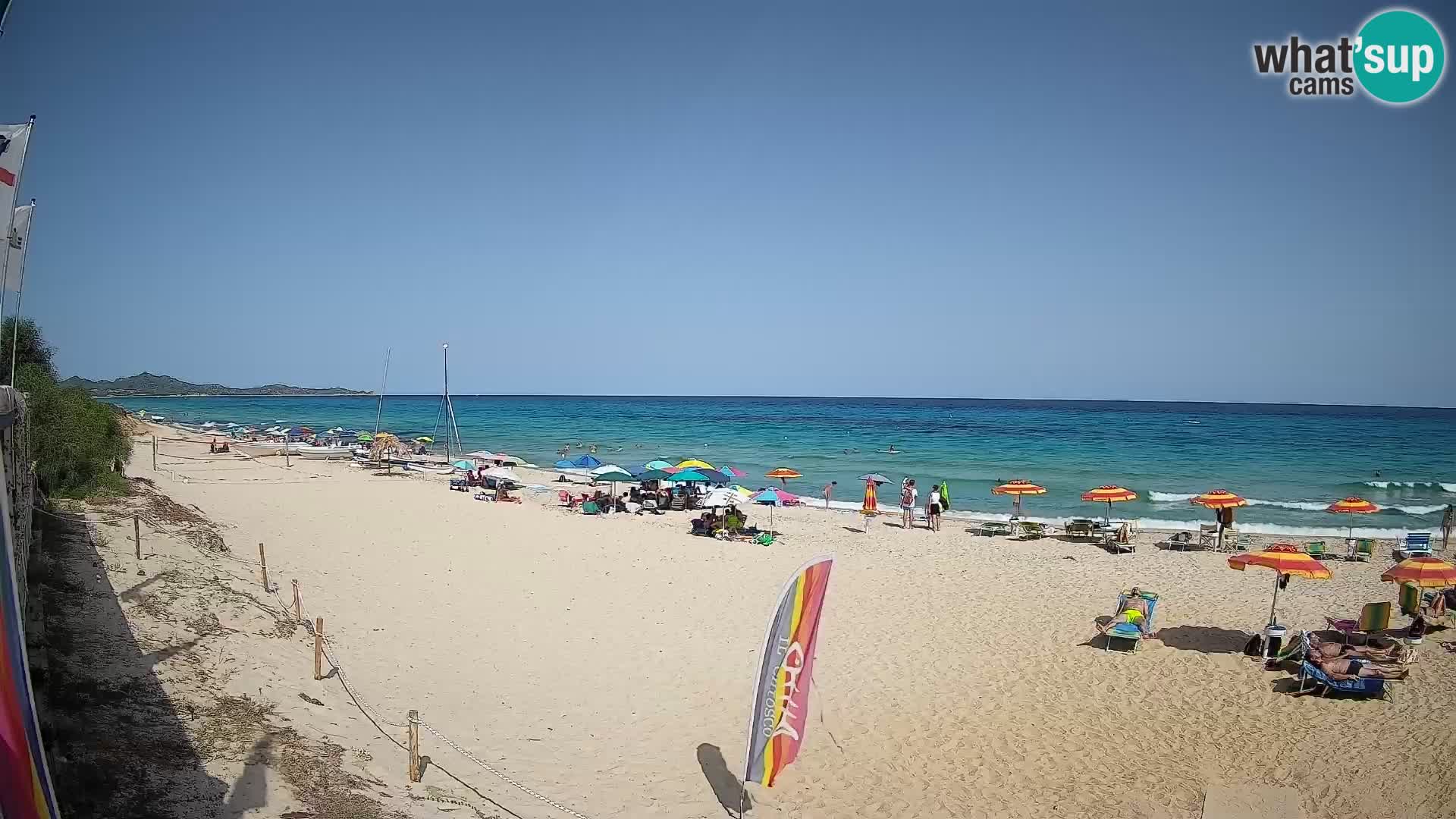 Webcam Piscina Rei – Vista live da Costa Rei, Muravera