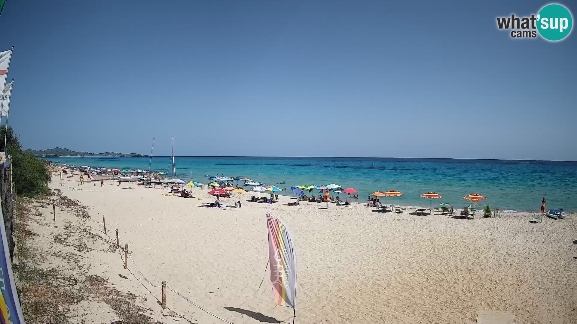 Webcam Piscina Rei – Vista live da Costa Rei, Muravera