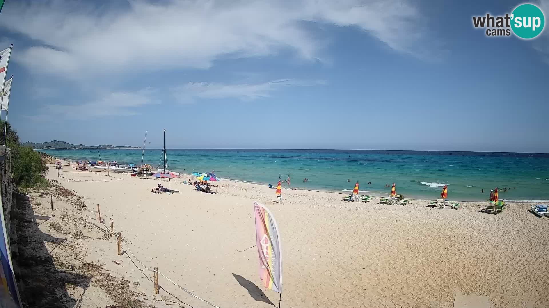 Webcam Piscina Rei – Vista en directo desde Costa Rei, Muravera