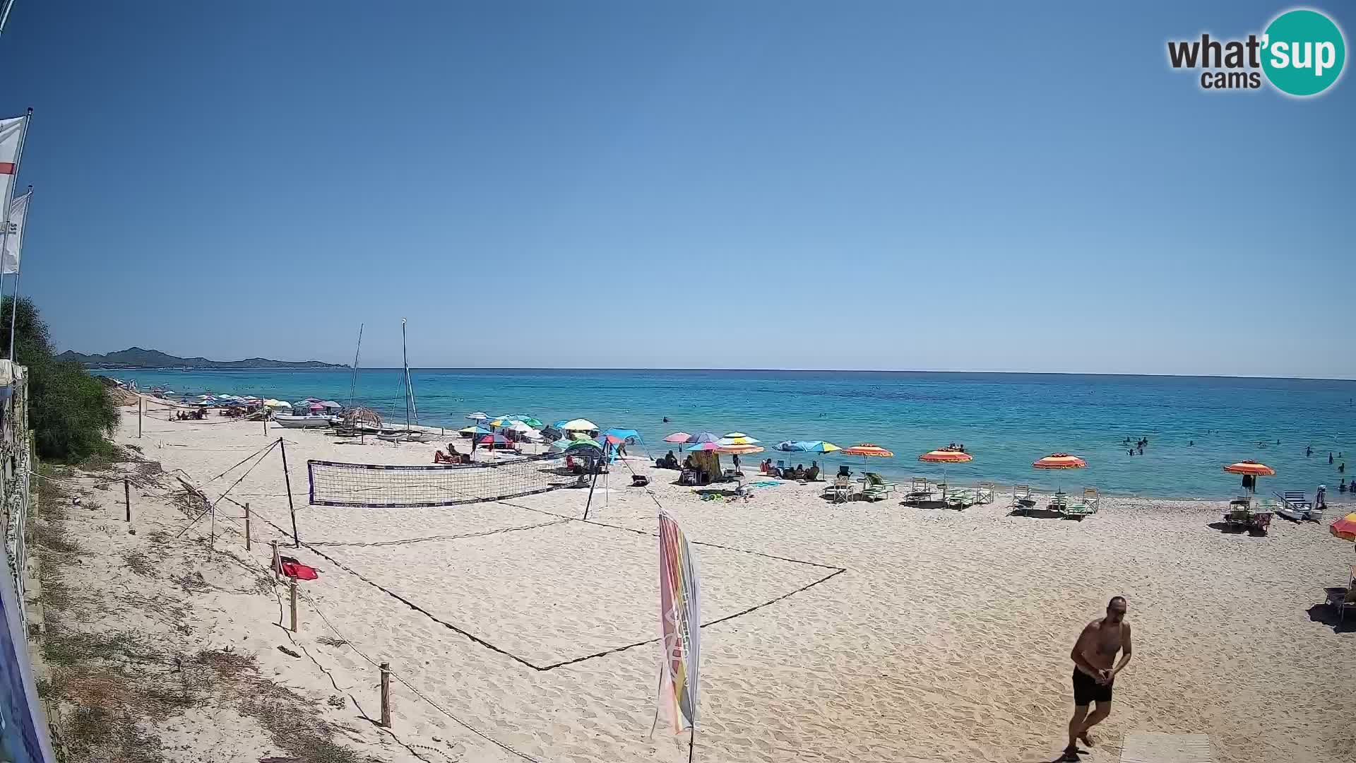 Webcam Piscina Rei – Vista live da Costa Rei, Muravera