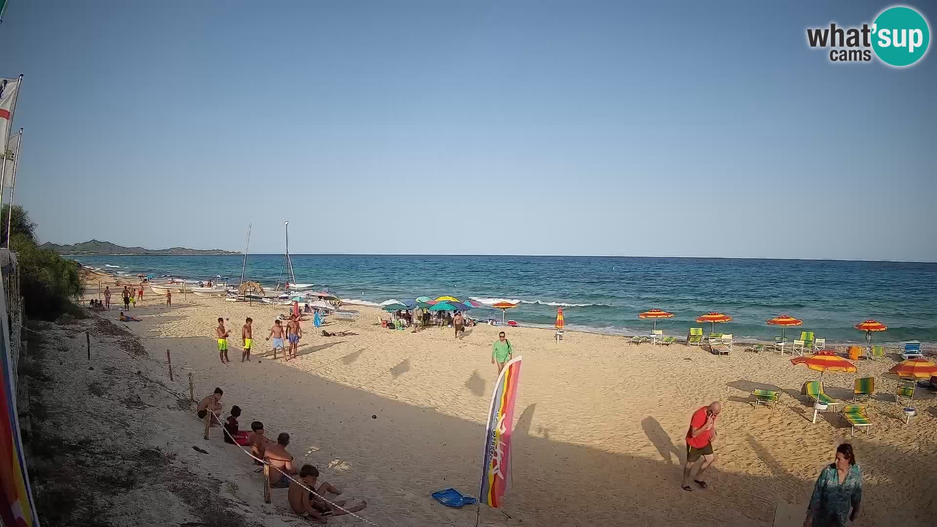 Web kamera Piscina Rei – Pogled uživo iz Costa Rei, Muravera