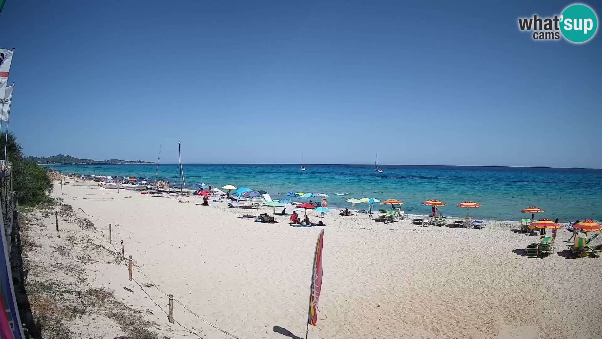 Web kamera Piscina Rei – Pogled uživo iz Costa Rei, Muravera