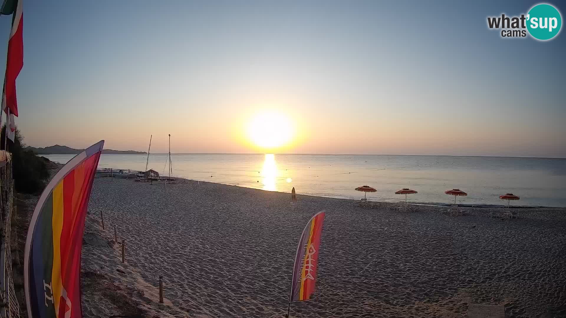 Webcam Piscina Rei – Vista live da Costa Rei, Muravera