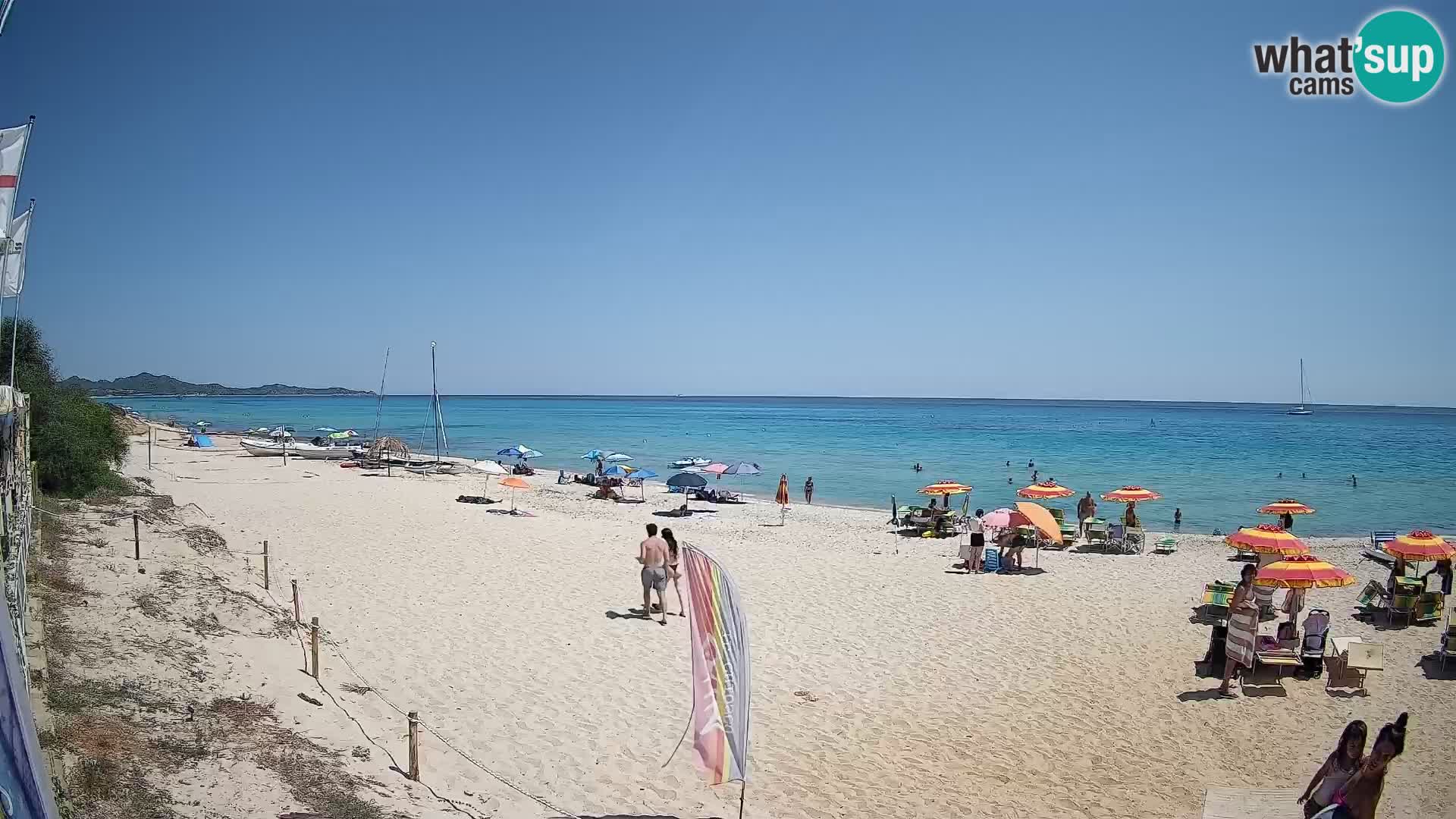 Web kamera Piscina Rei – Pogled uživo iz Costa Rei, Muravera
