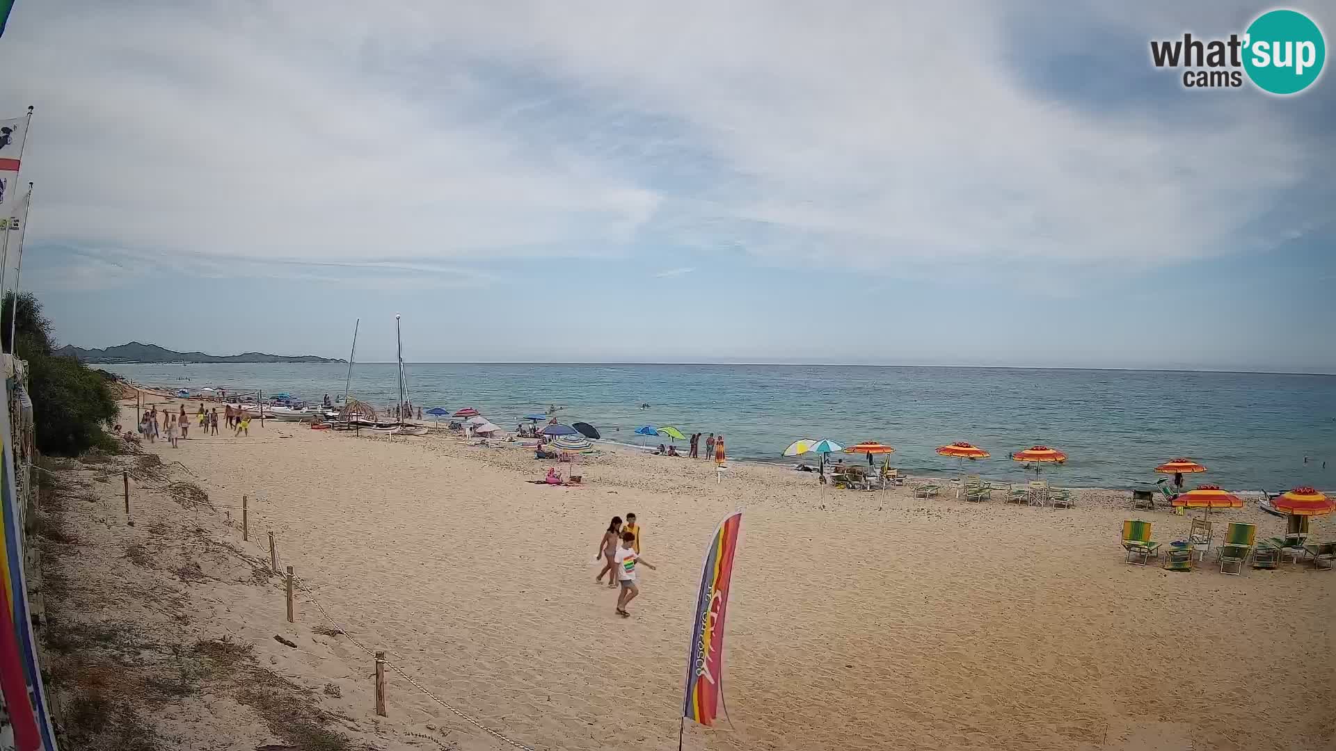 Webcam Piscina Rei – Vista live da Costa Rei, Muravera