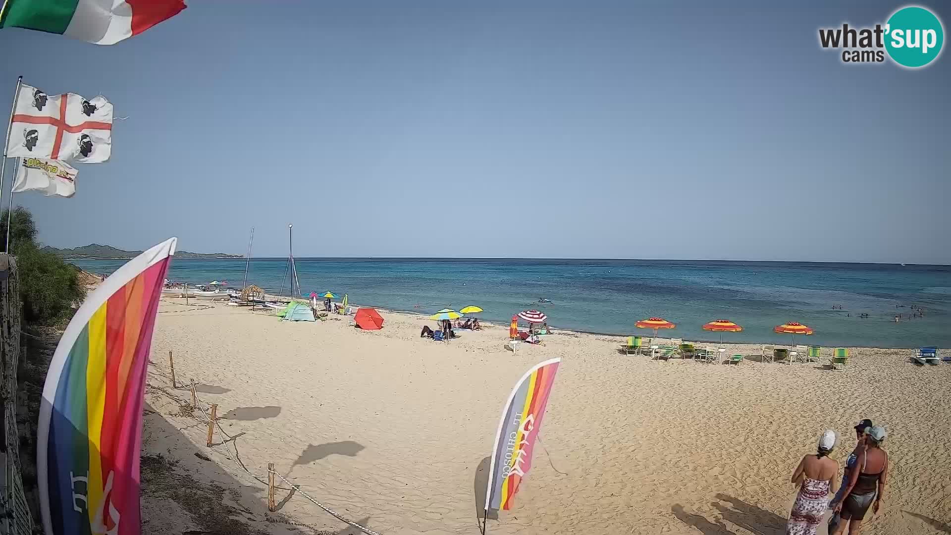 Webcam Piscina Rei – Vista live da Costa Rei, Muravera