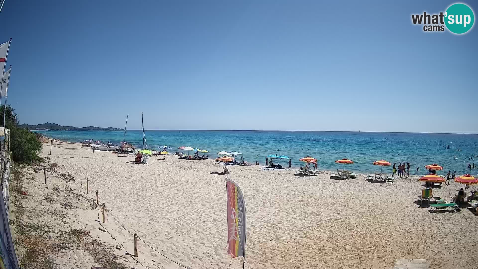 Webcam Piscina Rei – Vista live da Costa Rei, Muravera