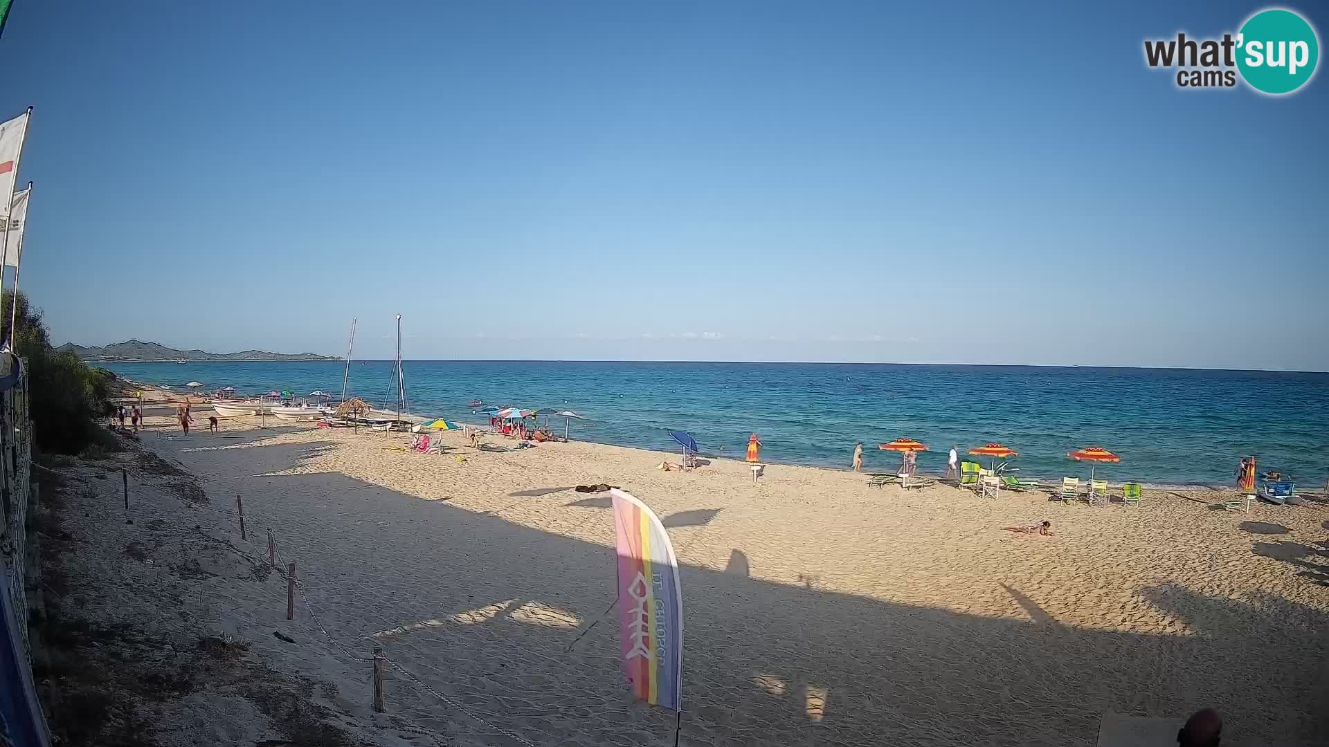 Webcam Piscina Rei – Vista live da Costa Rei, Muravera