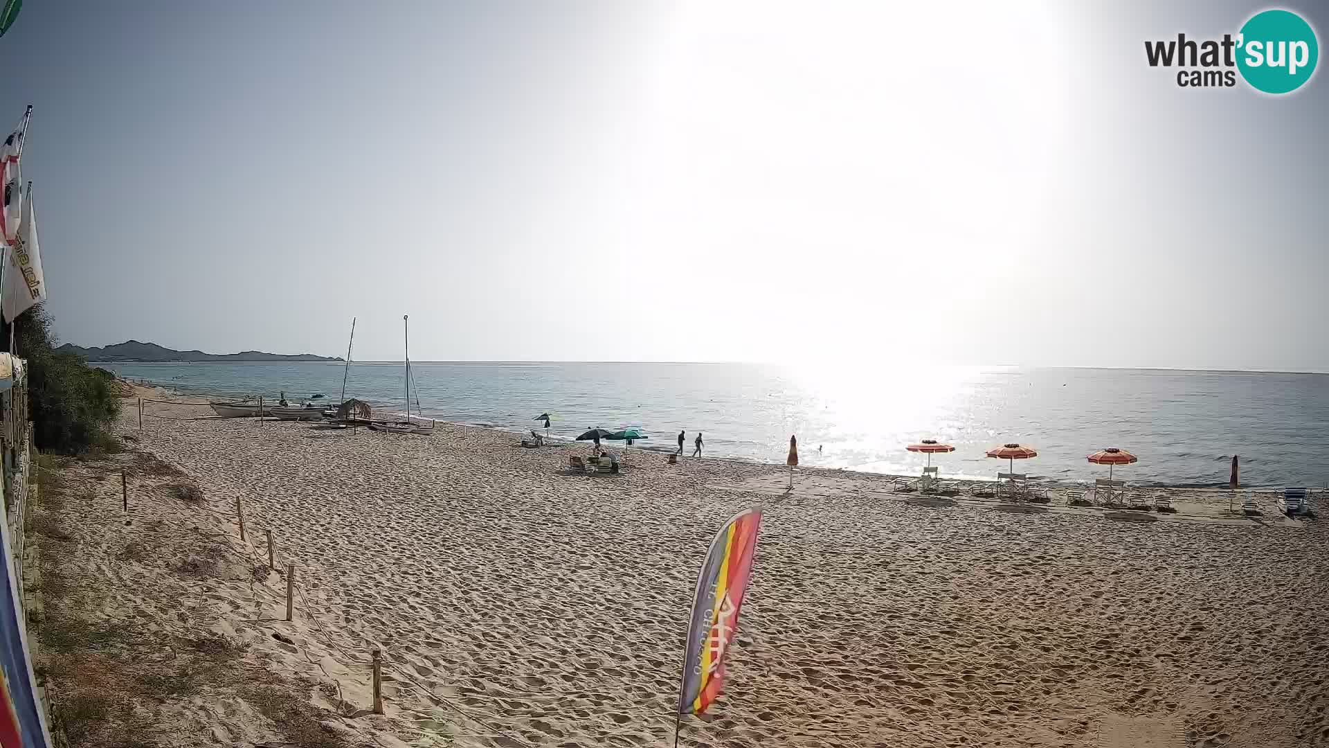 Webcam Piscina Rei – Vista live da Costa Rei, Muravera