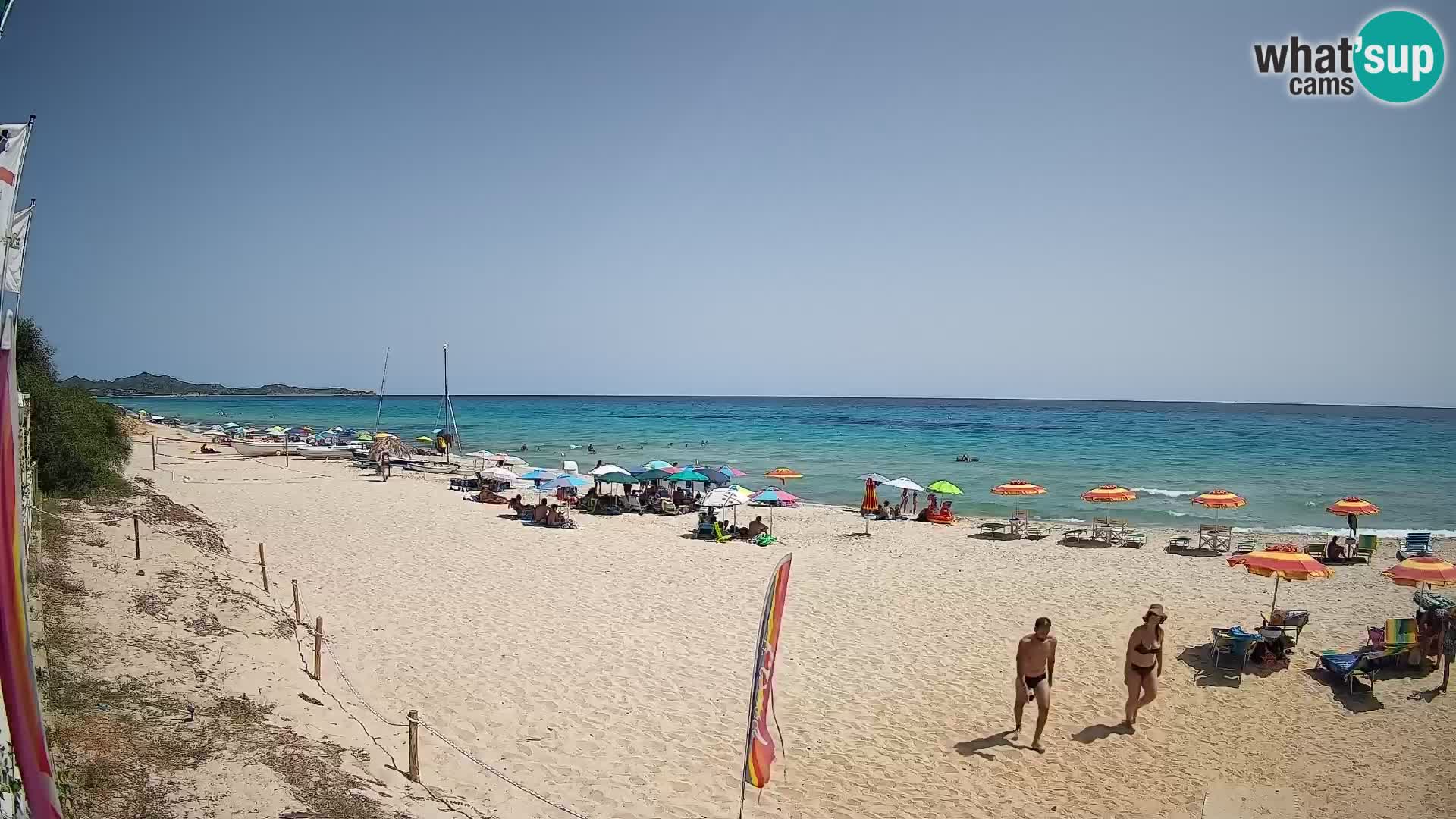 Webcam Piscina Rei – Vista live da Costa Rei, Muravera