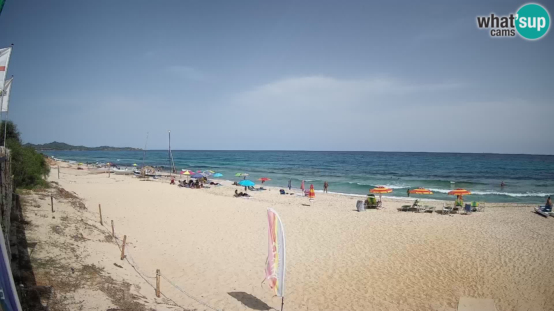 Webcam Piscina Rei – Vista live da Costa Rei, Muravera