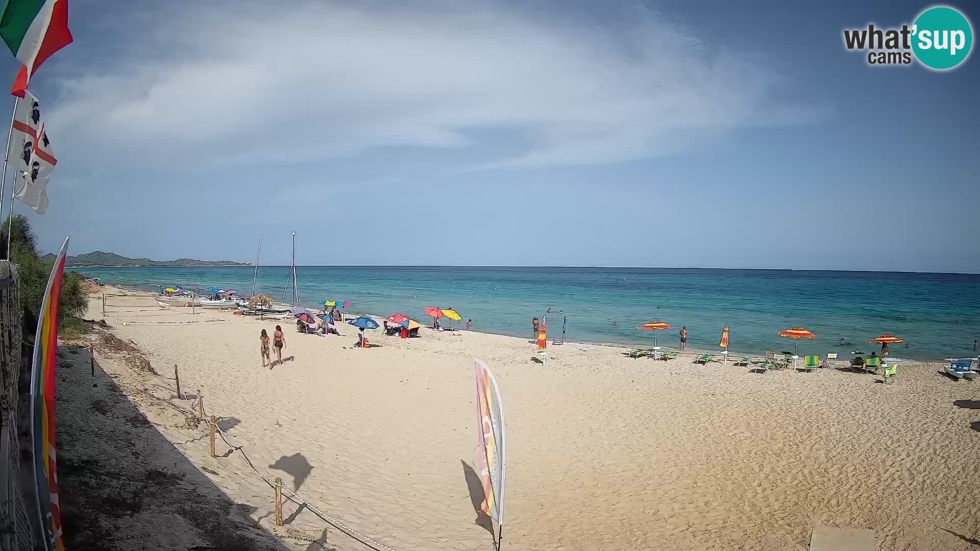 Webcam Piscina Rei – Vista en directo desde Costa Rei, Muravera