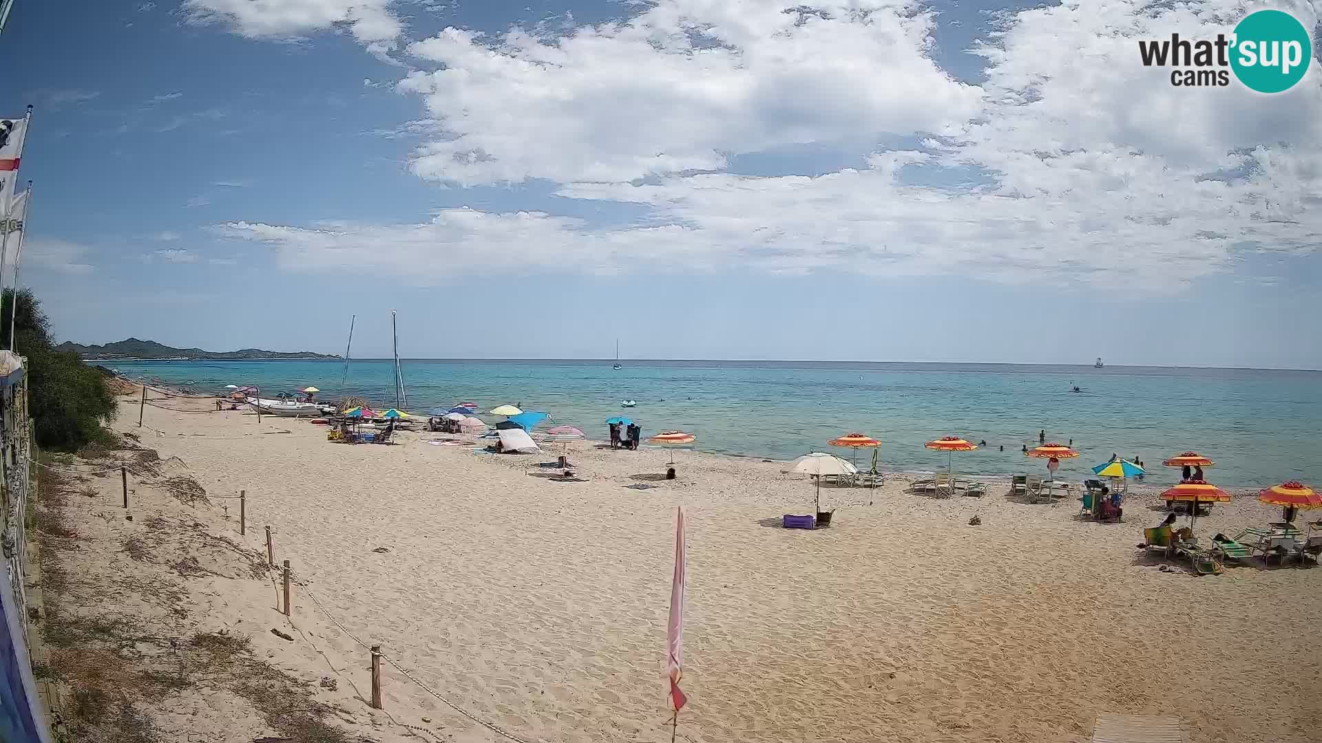 Webcam Piscina Rei – Vista live da Costa Rei, Muravera