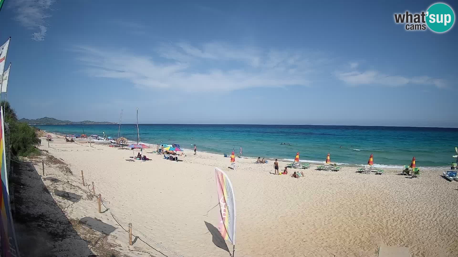 Webcam Piscina Rei – Vista live da Costa Rei, Muravera