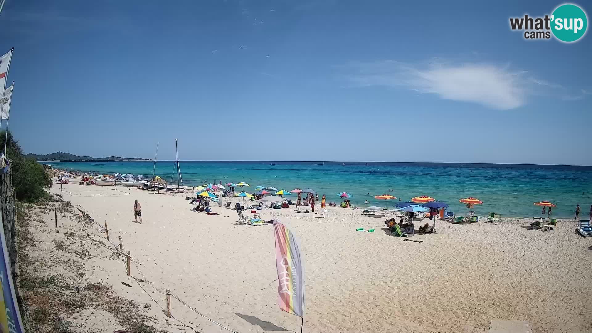 Webcam Piscina Rei – Vue en direct depuis Costa Rei, Muravera