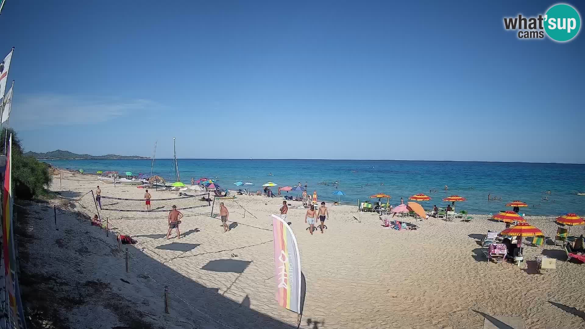 Webcam Piscina Rei – Vista live da Costa Rei, Muravera