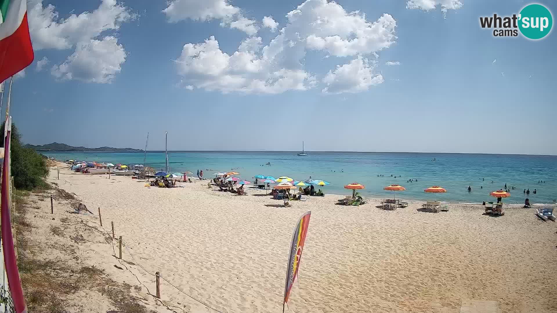Webcam Piscina Rei – Vue en direct depuis Costa Rei, Muravera