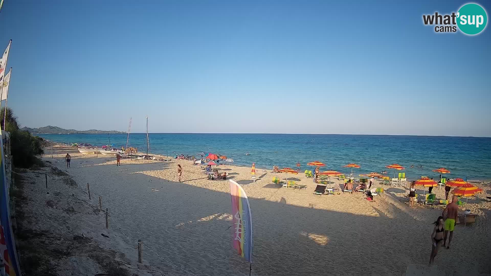 Webcam Piscina Rei – Vue en direct depuis Costa Rei, Muravera
