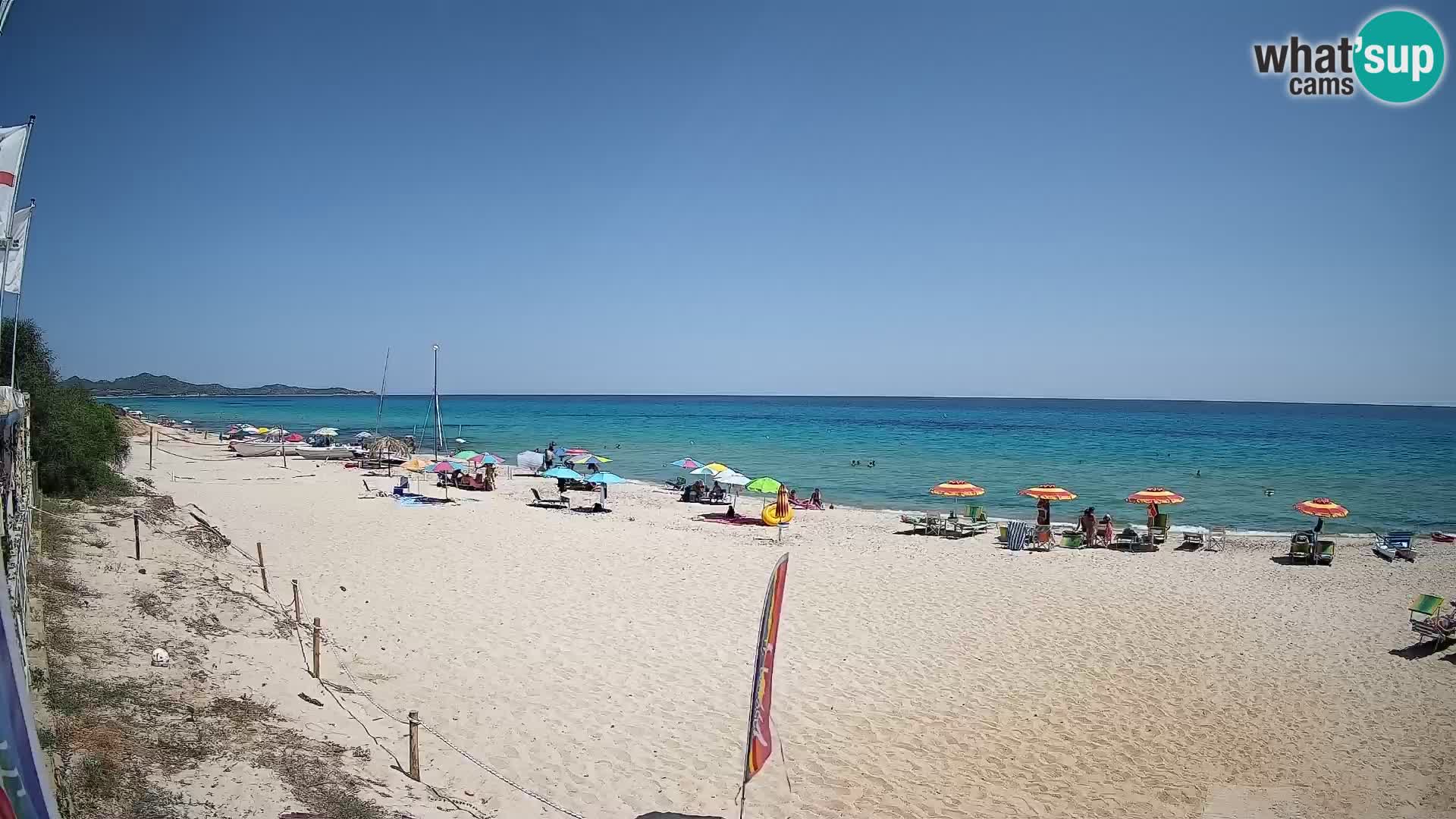 Webcam Piscina Rei – Vue en direct depuis Costa Rei, Muravera